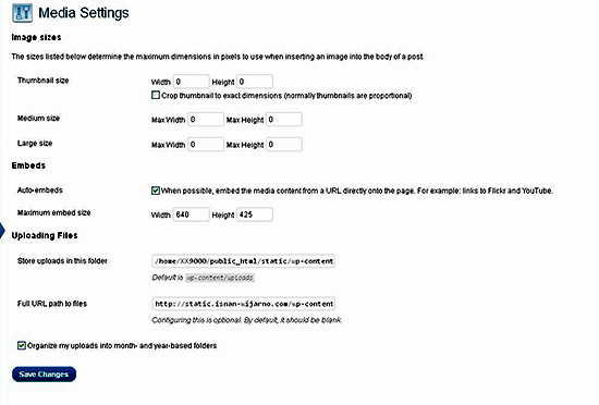 Media-Settings